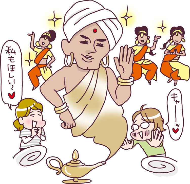 2024年上半期は「インド株」も注目を集めた（イラスト／カツヤマケイコ）