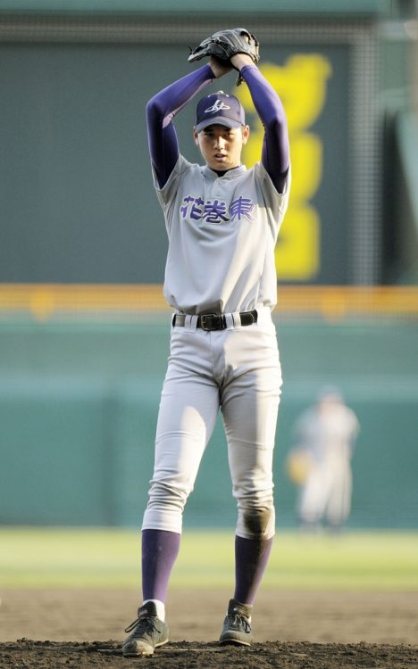 2012年、世界で活躍する大谷翔平は花巻東（岩手）のエースとして甲子園でも二刀流を発揮（写真／共同通信社）