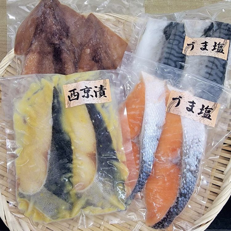 魚が苦手な人にも食べられるよう開発された「うま塩シリーズ」も直売店人気商品