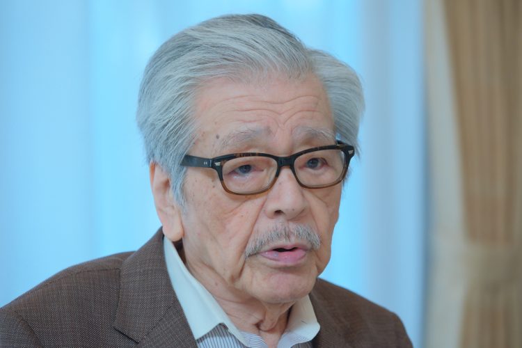 90歳を迎えた筒井康隆氏が自らのキャリアと3つの時代区分を振り返る（撮影／太田真三）